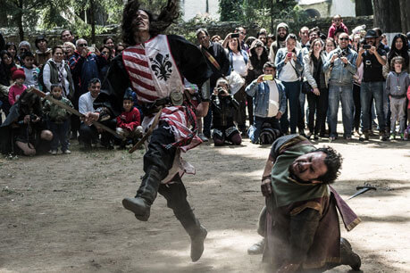 Mundo Medieval México – Convento del Desierto de los Leones - CDMX: Músicos, Bailarinas y Actores especialistas en el re creacionismo, fantasía e Historia medieval.